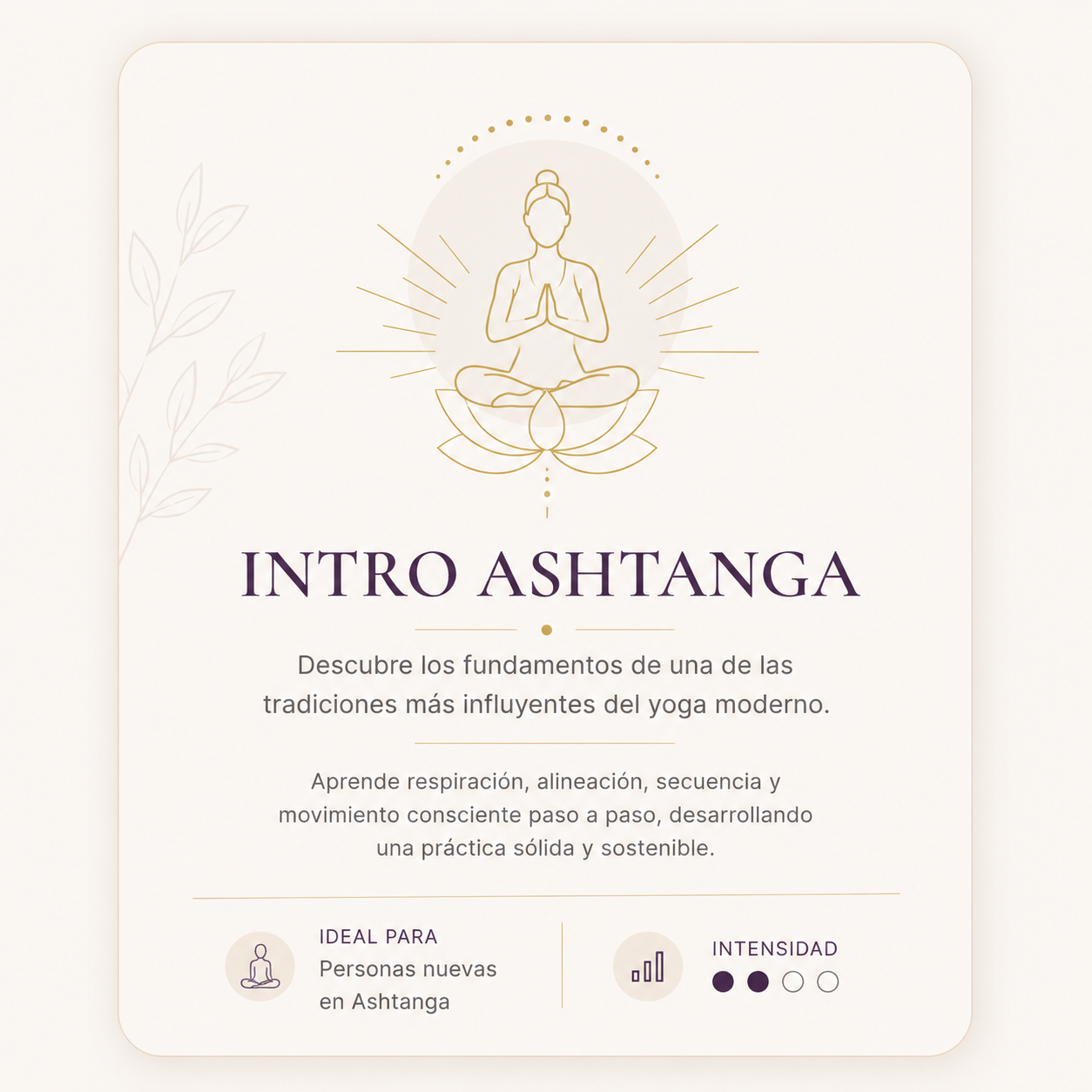 Intro Ashtanga
