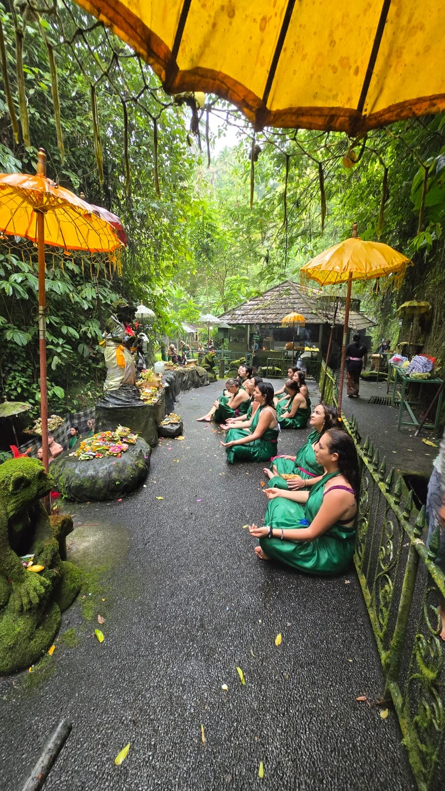 Ceremonia de purificación en Bali